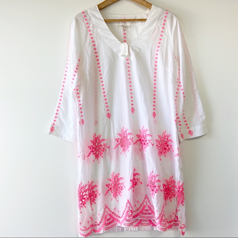 Moon & Meadow Bloomingdales embroider tunic dress - Picture 1 of 7